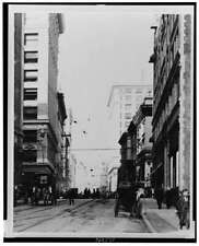 Street View,Horse Drawn Carriages,Los Angeles,California,CA,1880-1920 picture