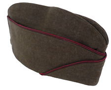 Authentic US World War II 1948 Era Garrison Cap Hat Wool AG Corp Size 7 VINTAGE  picture