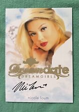 Nicole Loum Autograph Benchwarmer Card Auto Dreamgirls Dreamdate Gold Foil picture