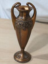 Vtg Antique Jennings Brothers 1938 Vase Urn Bronze Coated Art Nouveau 7