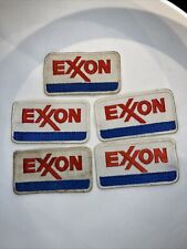 EXXON Embroidered patch Set of 5 Vintage Patches picture