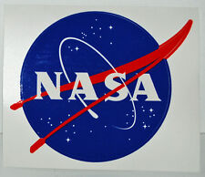 Official NASA Space Program Logo Vintage Sticker - New - 4x4¾ inches picture