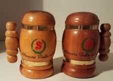 Niagara Falls NY Vintage Wooden Barrel Salt & Pepper Shakers  ~ Travel Souvenir picture