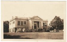 Small Sepia Snapshot of Philomath, Oregon, Library 1920s-30s picture