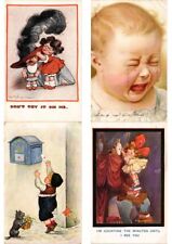 CHILDREN INFANTS Mostly ARTIST SIGNED 100 Vintage Postcards (PART 23.) (L6156) picture