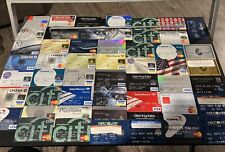 Lot Of (54) Expired Mixed Vintage Charge Cards As Photographed picture