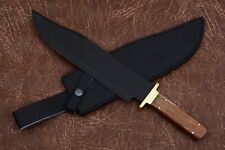 SHARD™® CUSTOM HAND FORGED Carbon Steel Hunting Cleaver Bowie Knife W/SHEATH picture
