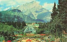 Picturesque Banff Avenue & Cascade Mountain - Banff Alberta Canada - Postcard picture