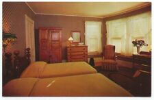 The Yankee Pedlar Inn Holyoke MA Guest Room Vintage Postcard Massachusetts picture