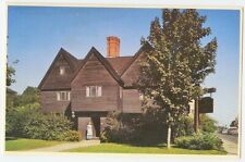 Salem Ma Witch House Home Judge Jonathan Corwin Vintage Postcard Massachusetts  picture