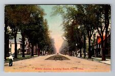 Elyria OH-Ohio, Middle Avenue Looking South, Antique Vintage Souvenir Postcard picture