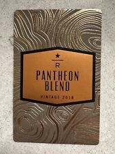 Starbucks Reserve Taster Card Pantheon Blend Vintage 2018 picture