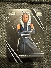 2023 Topps Star Wars Chrome Black Ahsoka Tano Base Card  picture