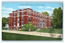 c1940's Marion General Hospital Building Marion Indiana IN Vintage Postcard picture