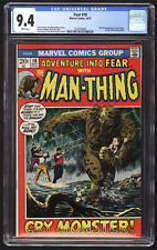 FEAR #10 CGC 9.4 1972  MAN-THING BEGINS 1ST SOLO SERIES Marvel Comics Bronze Age picture