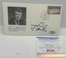 Jimmy Carter Signed Inauguration First Day Cover Autographed POTUS PSA/DNA COA picture