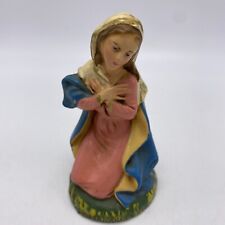 Vintage Fontanini ? Italy Virgin Mary Madonna Hand Painted Figurine 5” Manger picture