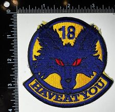 USAF 18th Fighter Squadron Have At You Patch picture