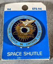 LMH Pin Pinback NASA MSL Space Shuttle Columbia 1997 STS-94 Thomas Voss Still  picture