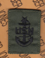 USN Navy Senior Chief Petty Officer SCPO E-8 rank rate chest slip on ~2