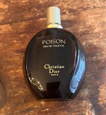 Vintage CHRISTIAN DIOR Poison Eau de Cologne 3.4 fl. oz. Bottle About 1/3 Full picture