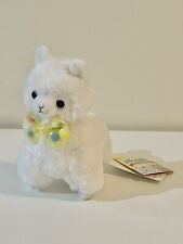 NEW AlPacasso Pop N Ribbon Amuse White Alpaca Plush Stuffed Animal 6.5