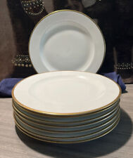 Antique German White Porcelain from Royal Tettau Bavaria,Gold Banded 8 dinner pl picture
