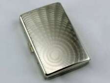 Metal Double Sided King & 100's Cigarette Case Sunshine Design picture