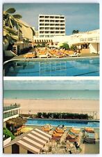 Seagull Hotel Beach Miami Florida FL Oceanfront View & Luxurious Room Postcard picture
