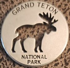 GRAND TETON NATIONAL PARK - MOOSE DIE CUT TOKEN - WYOMING picture