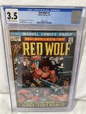 Red Wolf (May 1972, Marvel Comics Group) Rare, CGC Graded (3.5) picture