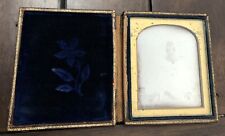 1840s Daguerreotype Woman Holding Closed Dag Sealed Shew Case picture