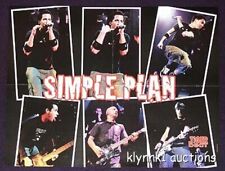 Simple Plan Concert Poster Centerfold 278A Orlando Bloom on back picture