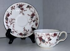 Vintage Minton Ancestral - England Bone China - Tea Cup & Saucer - S-376 picture