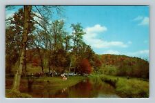 Metamora, IN-Indiana, Roadside Park, Whitewater Canal, Vintage Postcard picture