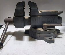 Vintage Wilton 5” Jaws  Swivel Bench Vise with Anvil  picture