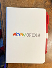 EBAY OPEN 2022 Swag- White Notepad Journal Notebook-NEW W/PEN picture