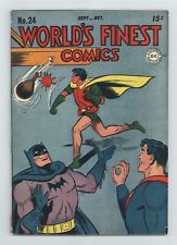 World's Finest #24 VG+ 4.5 1946 picture