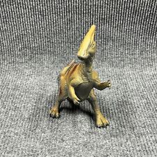 VTG PARASAUROLOPHUS 11” Dinosaur Hard Rubber Plastic Standing Toy Action Figure picture