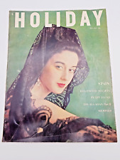 Holiday Magazine May 1954 - Spain/Hollywood Society/Puget Sound/The Aga Khan picture