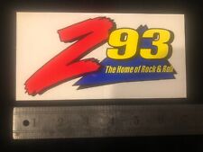 Vintage Z93 The Home of Rock & Roll Bumper Sticker : 7