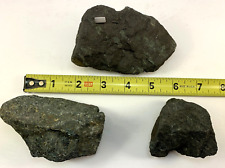 Cumberlandite Lot Of 3 Specimen Pieces Volcanic Rock Minerals Crystals Magnetic picture