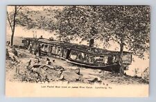 Lynchburg VA-Virginia, Last Packet Boat, James River Canal, Vintage Postcard picture