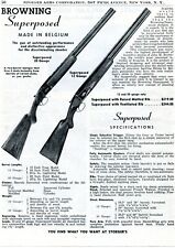 1950 Print Ad of Browning Superposed Belgium Shotgun picture