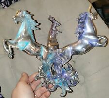 ⭐FRANKLIN MINT UNICORNS OF THE NEW AGE PEWTER SCULPTURE CRYSTAL BALL BY SUE DAWE picture