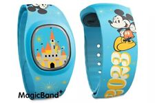 NEW Disney Parks Magic Band Plus + Mickey Mouse Cinderella Castle Blue Unlinked picture