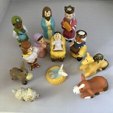 Vintage House Of Floyd Babies First PVC Nativity Set 1994 picture