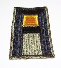 ORIGINAL CUT-EDGE WW2 1st ARMY CAVALRY RIBBED WEAVE WHITEBACK PATCH picture