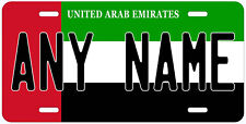 United Arab Emirates Flag Any Name Personalized Novelty Car License Plate picture