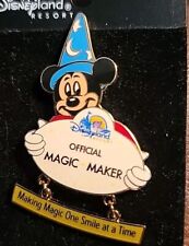 Disney Pin Sorcerer Mickey Name Tag Magic Maker 2004 LIMITED To 2000 NEW picture